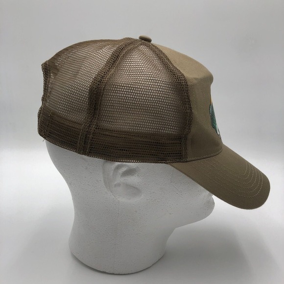 Bass‎ Pro Shops Trucker Hat Mens One Size Biege Mesh Back Outdoor Fishing - Picture 5 of 9